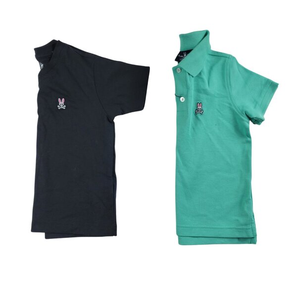 Psycho Bunny V Neck T-Shirt & Polo Shirt Bundle Size 5